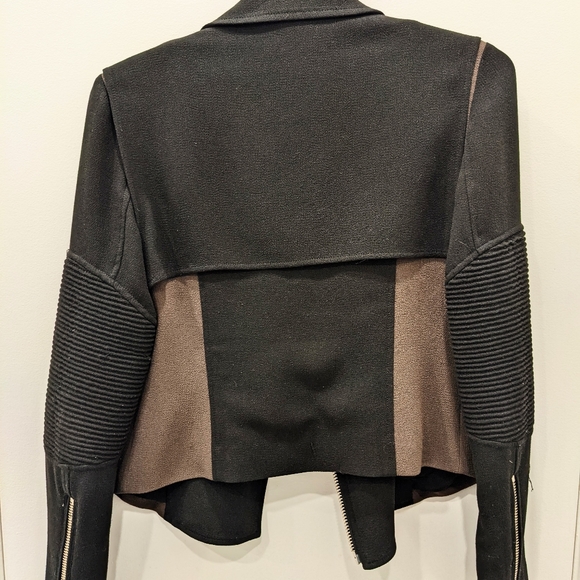 Aritzia Wilfred Olive Black Montesson Moto Jacket - SOLD - Picture 2 of 9